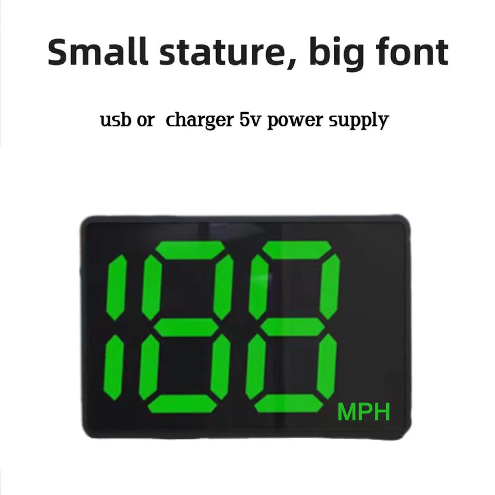   ڵ HUD GPS ӵ  ÷, MPH  溸, ڵ  ׼ ӵ